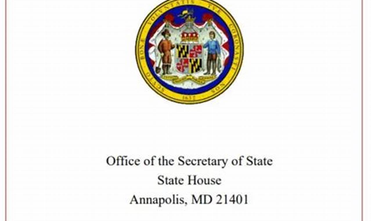 Maryland Notary Handbook 2024 Pdf