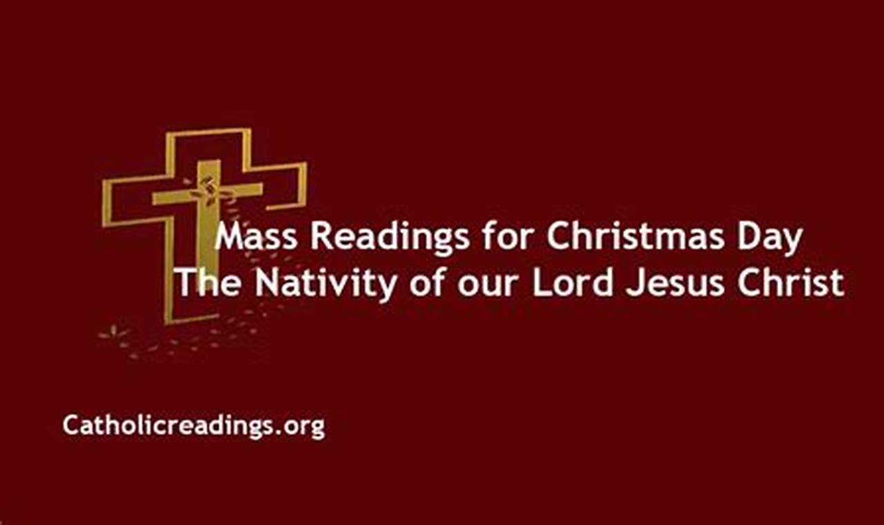 Mass Readings Christmas Day 2024