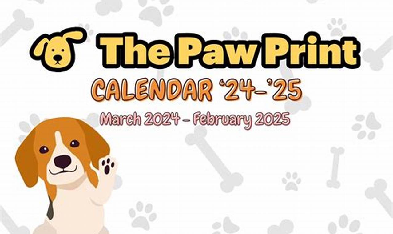 Master Paw Calendar 2024