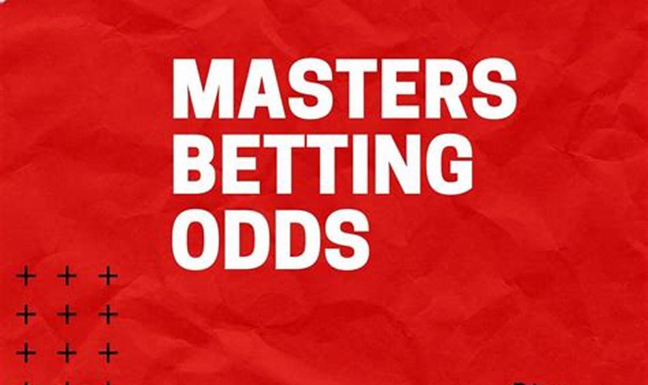 Masters 2024 Field Odds