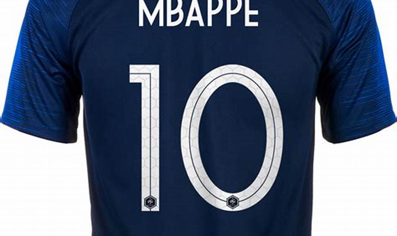 Mbappe Jersey Number France