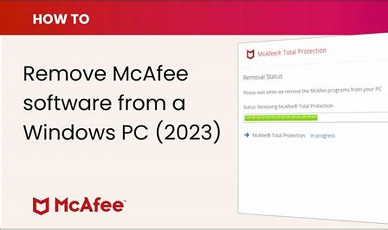 Mcafee Tracker Remover Not Working 2024