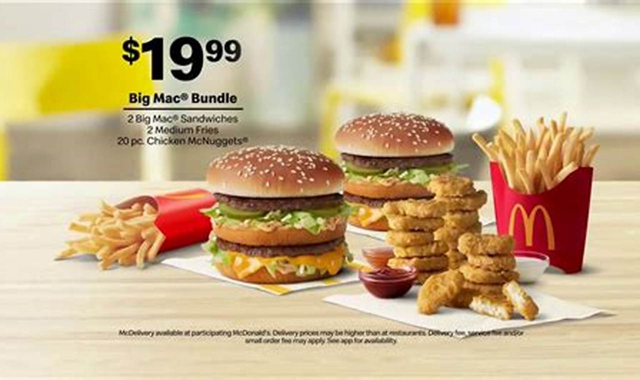 Mcdonald'S Big Mac Bundle 2024