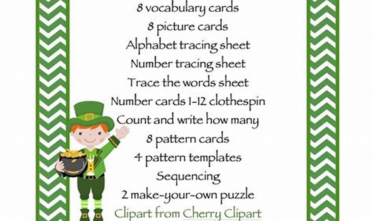 Meaning Of St Patrick&#39;S Day For Preschoolers
