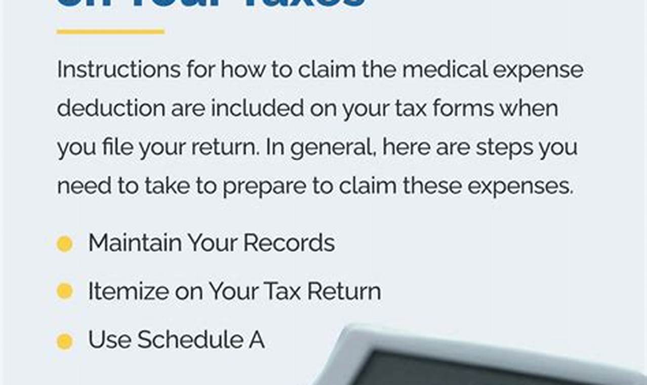 Medical Bills Tax Deduction 2024