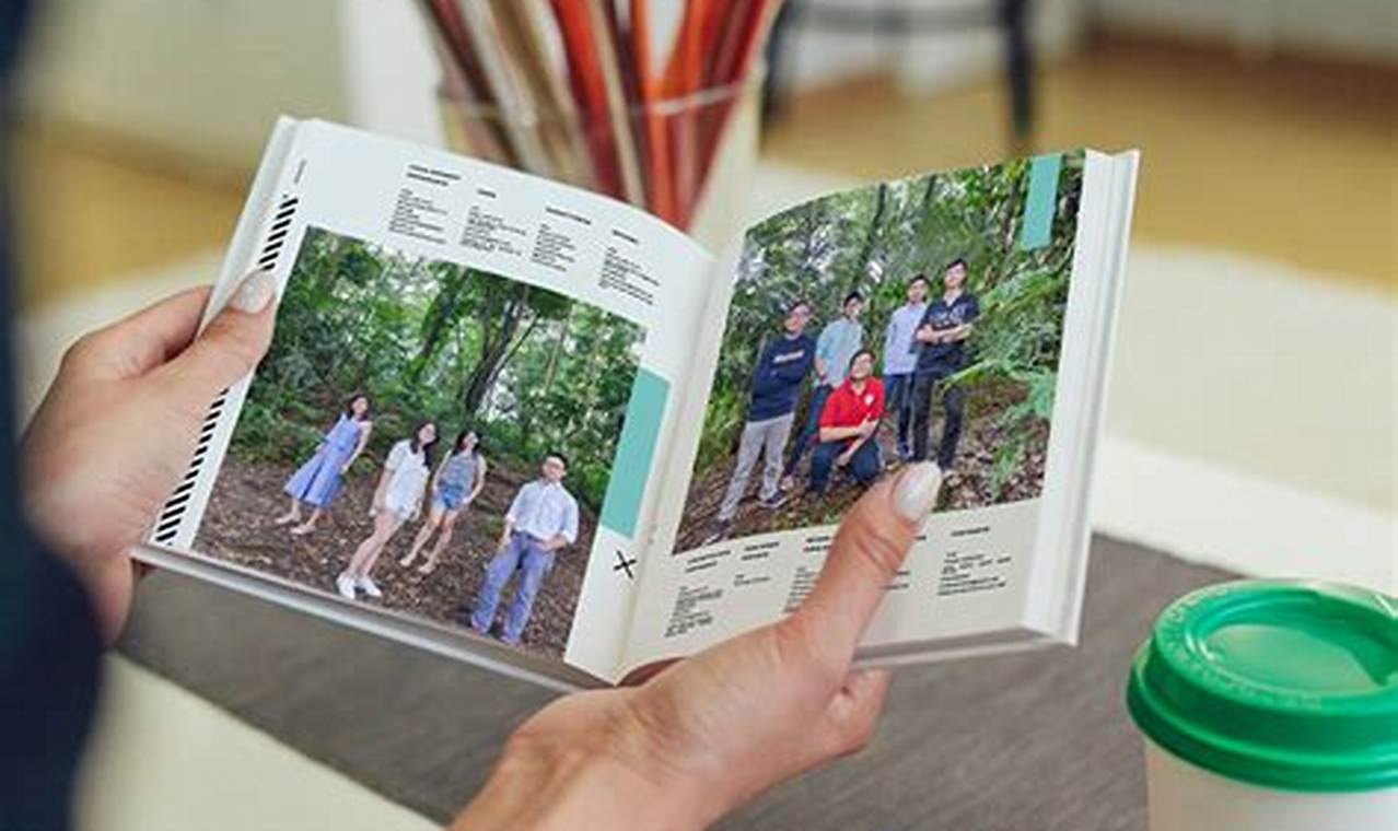 Membuat Halaman Foto yang Berbeda untuk Buku Tahunan Anda