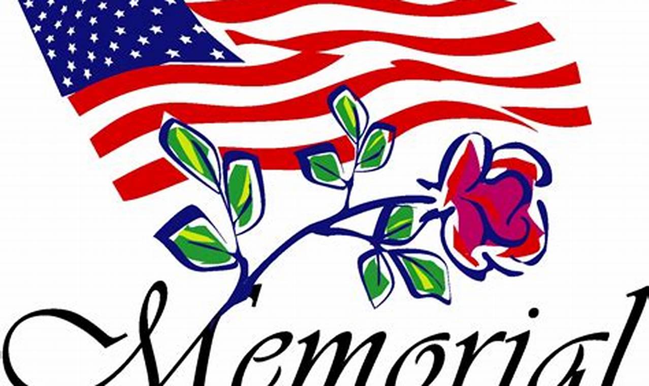 Memorial Day 2024 Clip Art