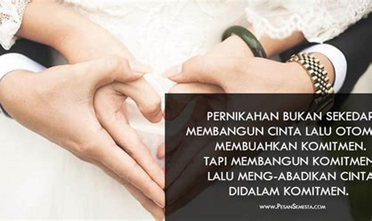 Rahasia Mempertahankan Komitmen dalam Pernikahan Muda Terungkap!