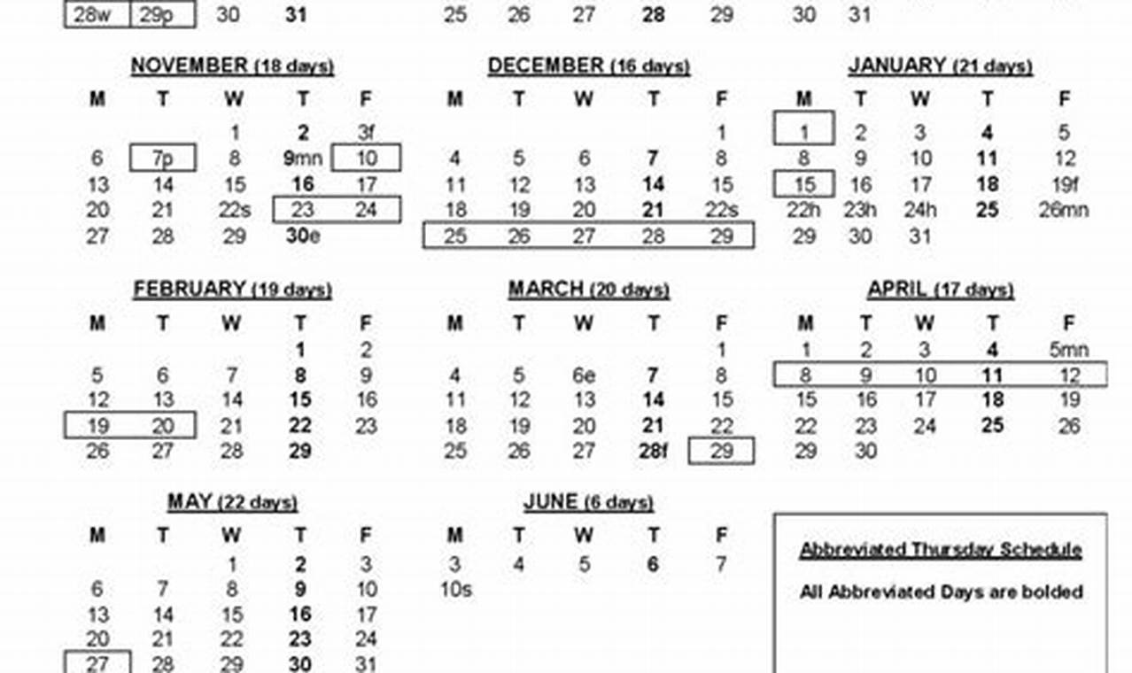 Meriden Public Schools Calendar 2024-2024