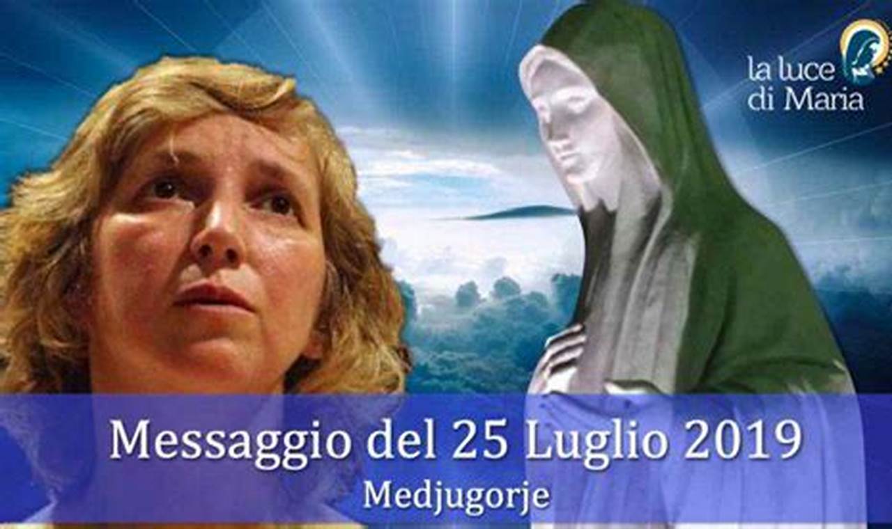 Messaggio Di Medjugorje 2 Luglio 2017