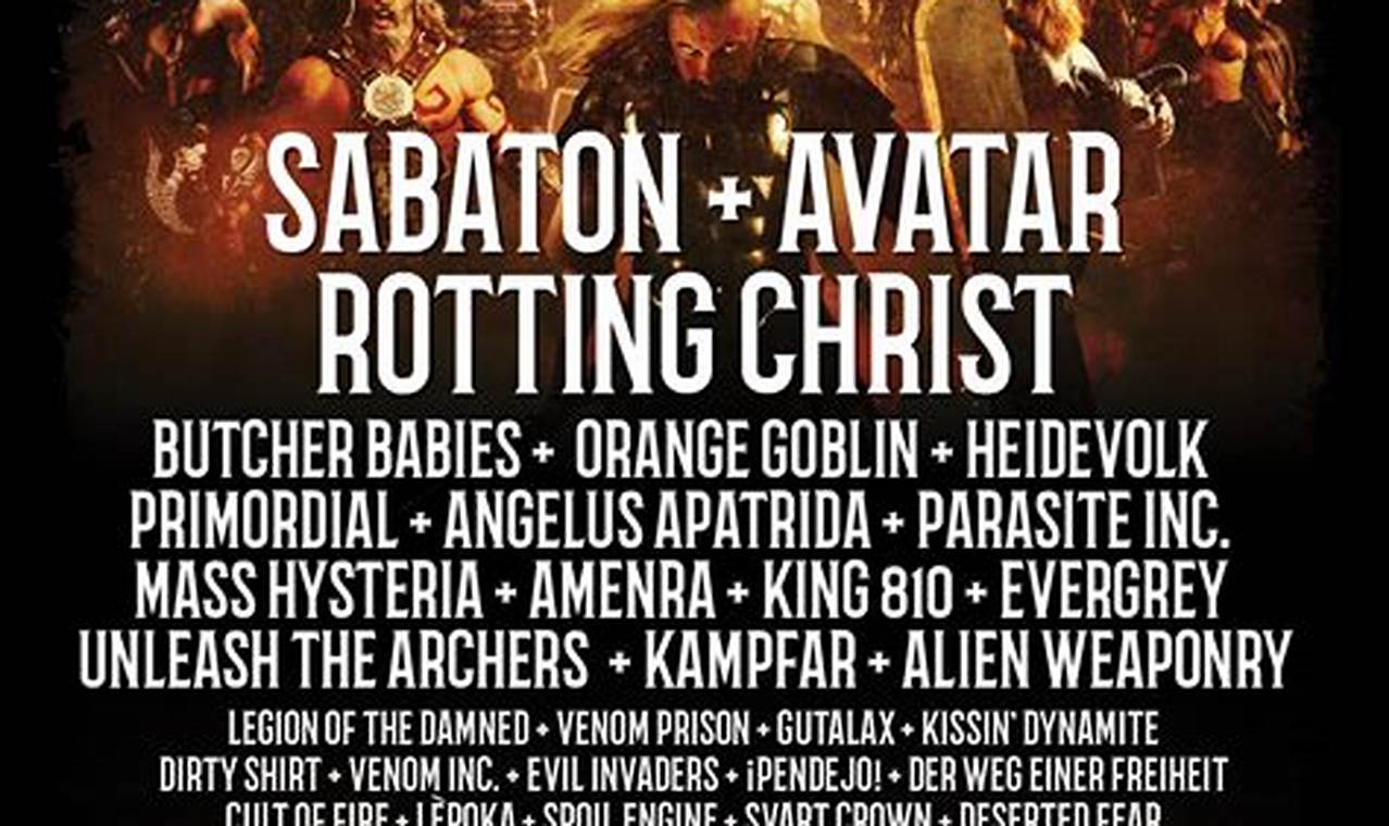 Metal Festivals Europe 2024