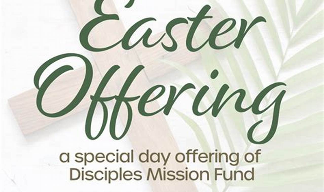 Methodist Easter Offering 2024
