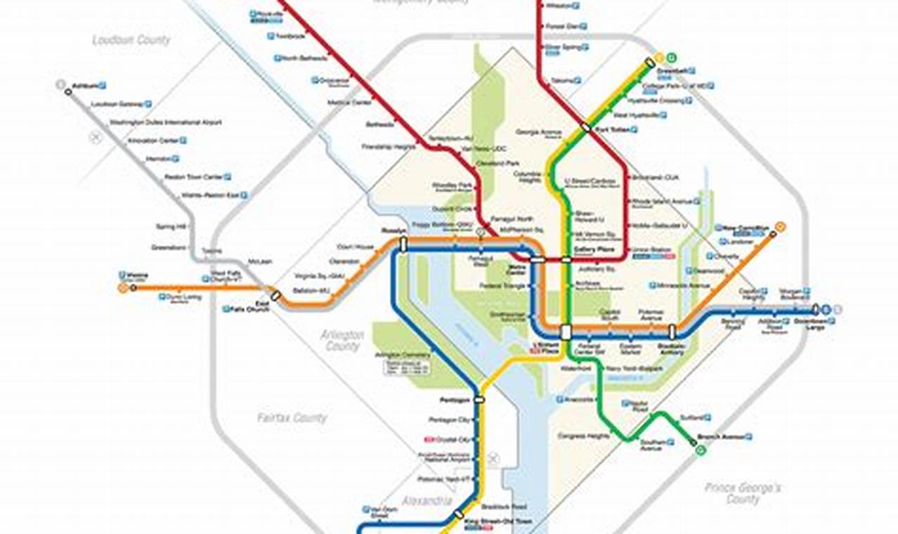 Metro Rail Map 2024