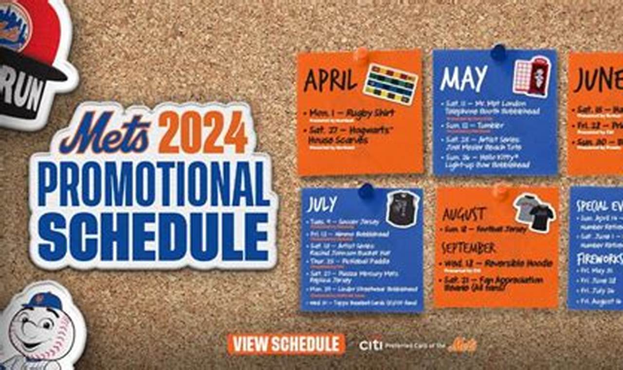 Mets Promotion Schedule 2024