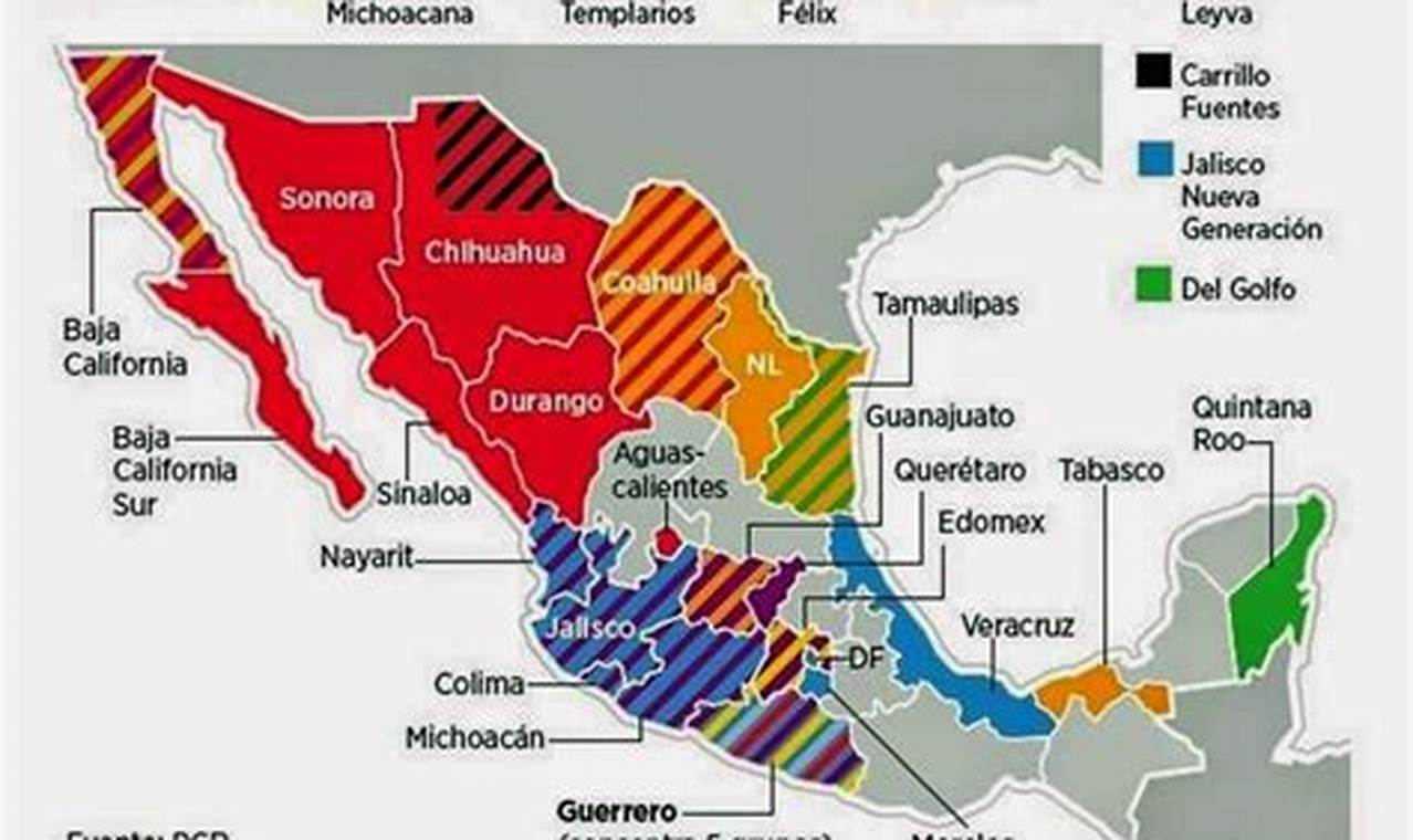 Mexico Cartel Map 2024
