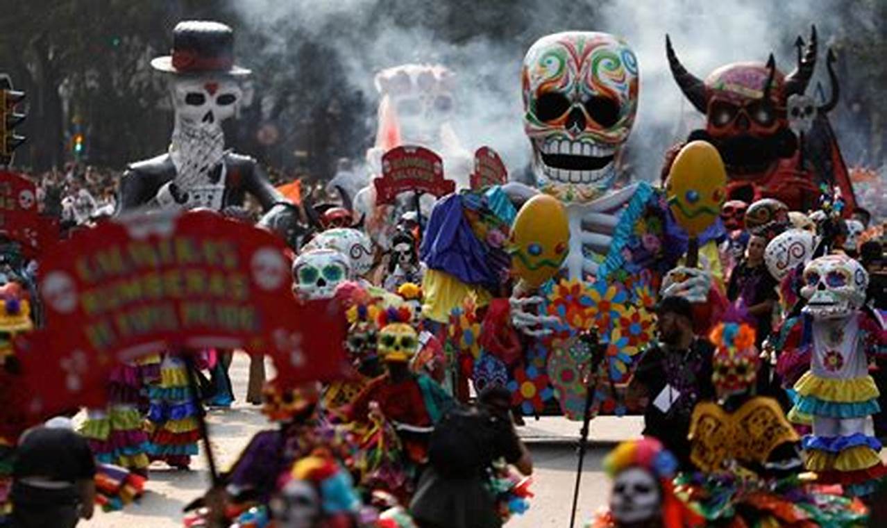Mexico City Day Of The Dead Parade 2024