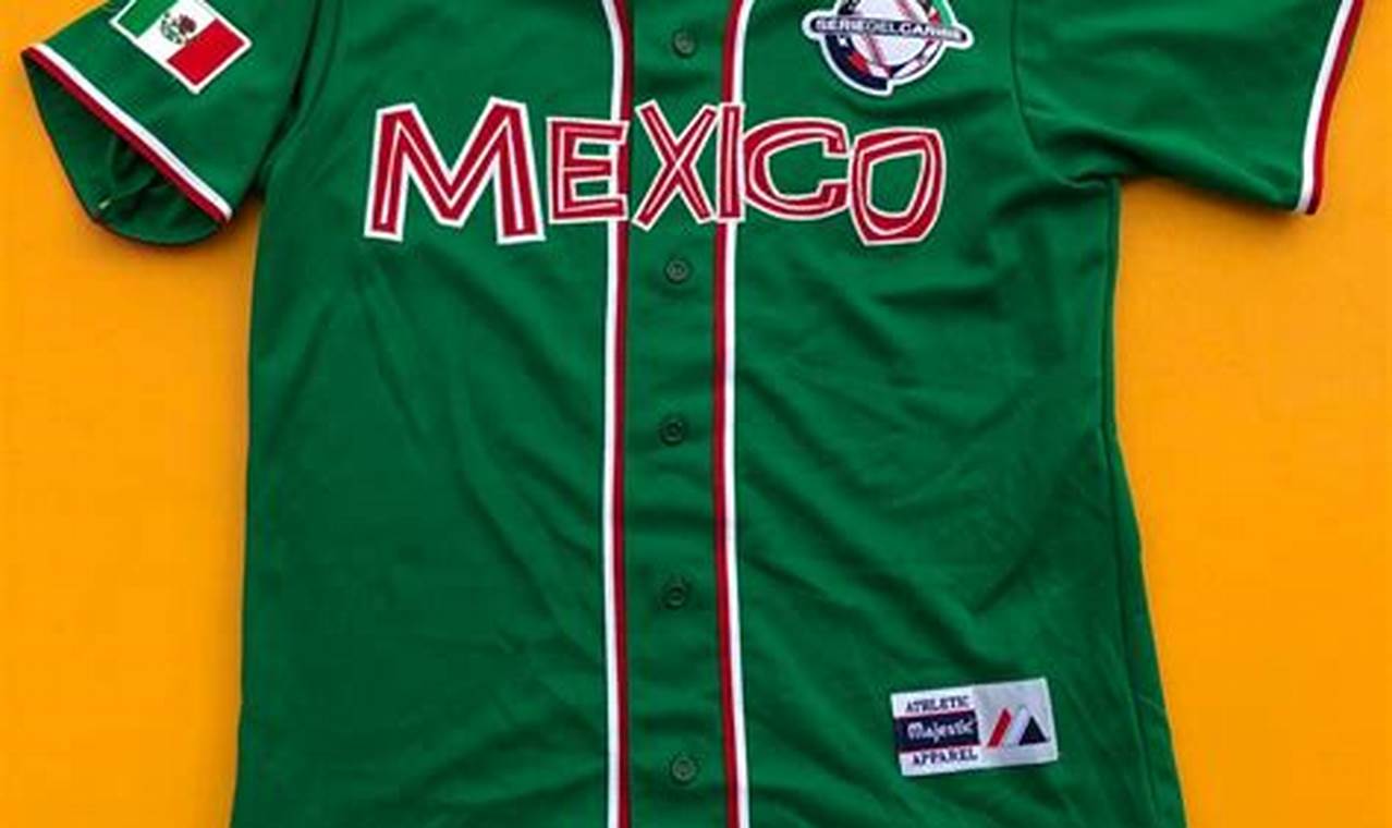 Mexico Jersey 2024 Baseball Team