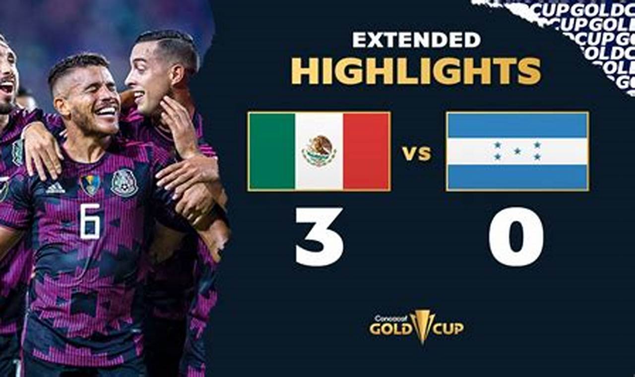 Mexico Vs Honduras Gold Cup 2024