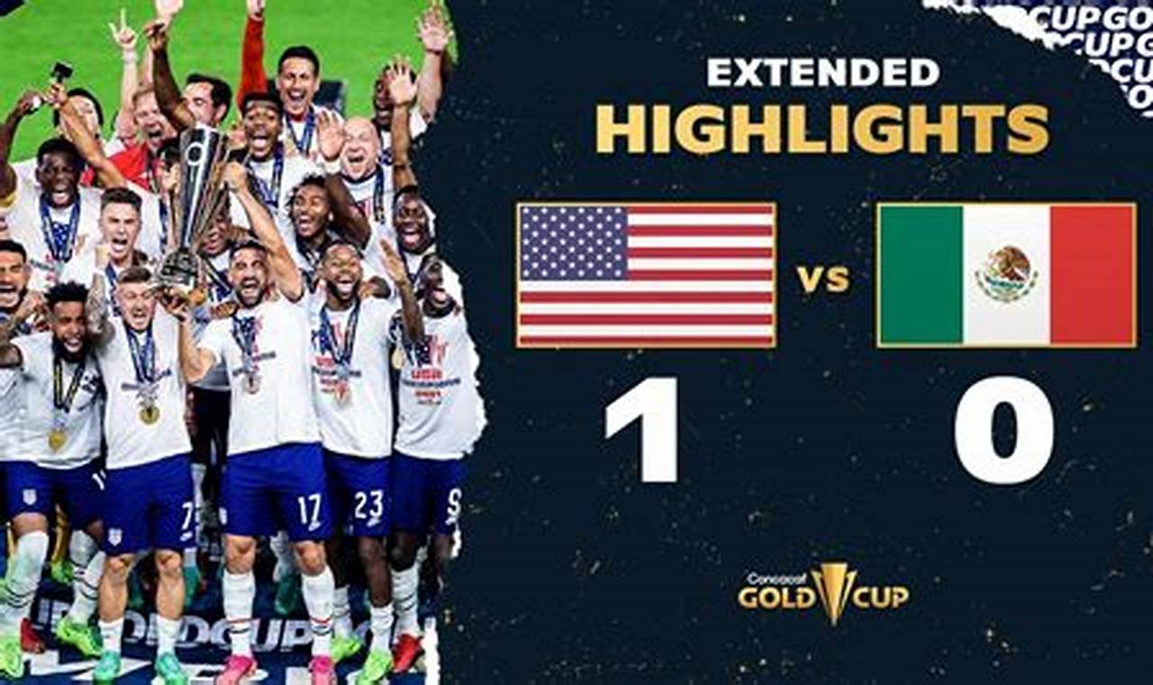 Mexico Vs Usa Gold Cup