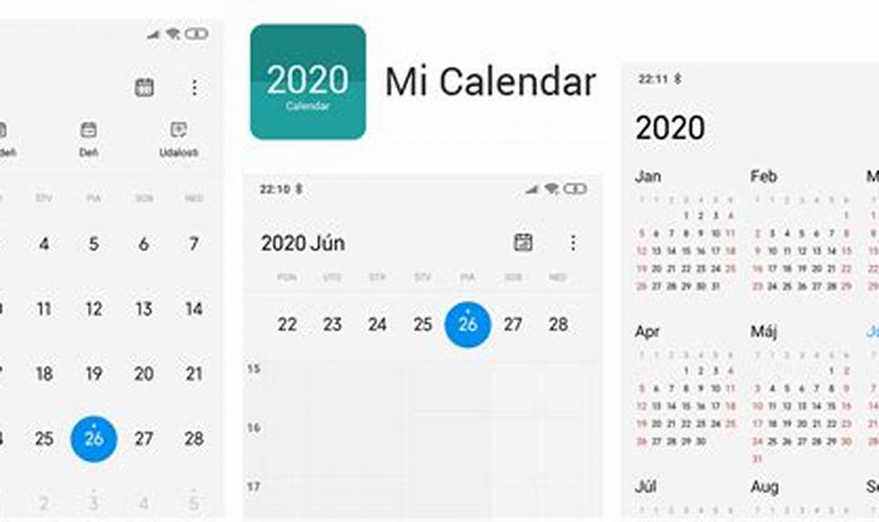 Mi Calendar App