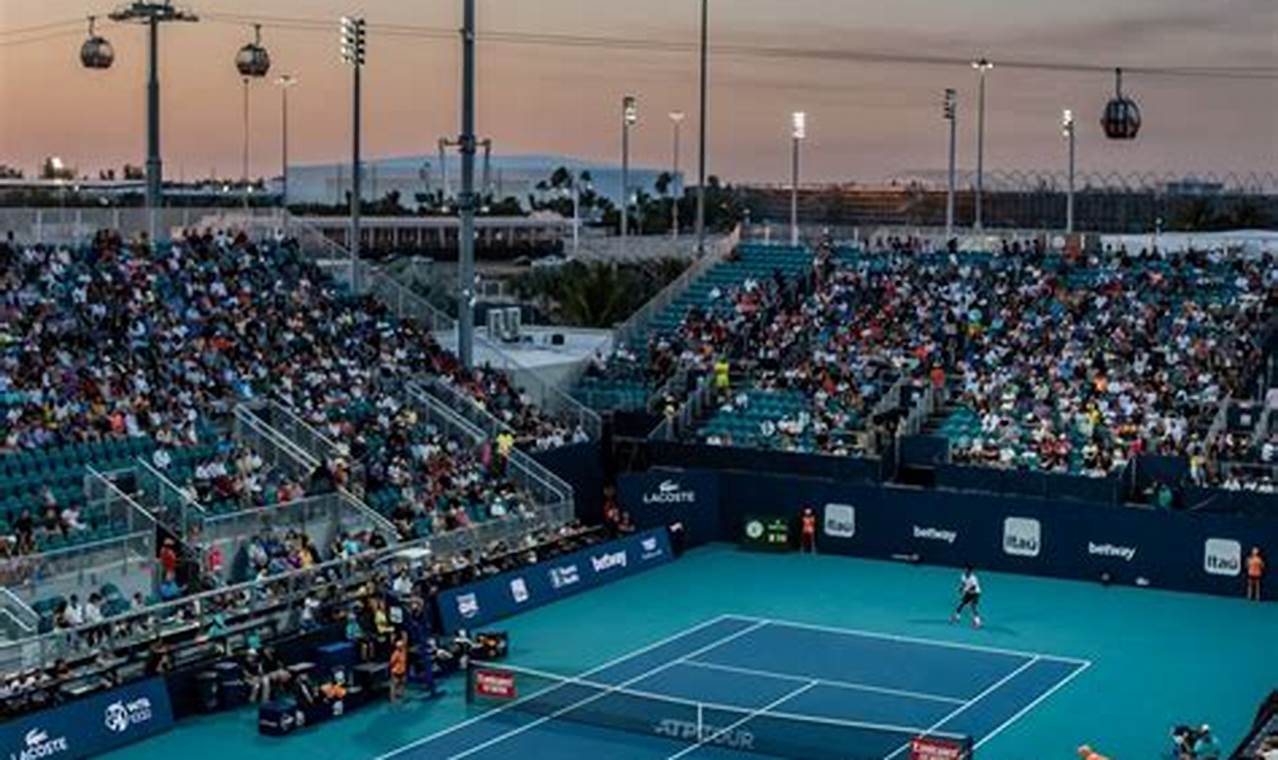 Miami Open 2024 Schedule: What Time To Catch Tennis' Most Exciting Matchups
