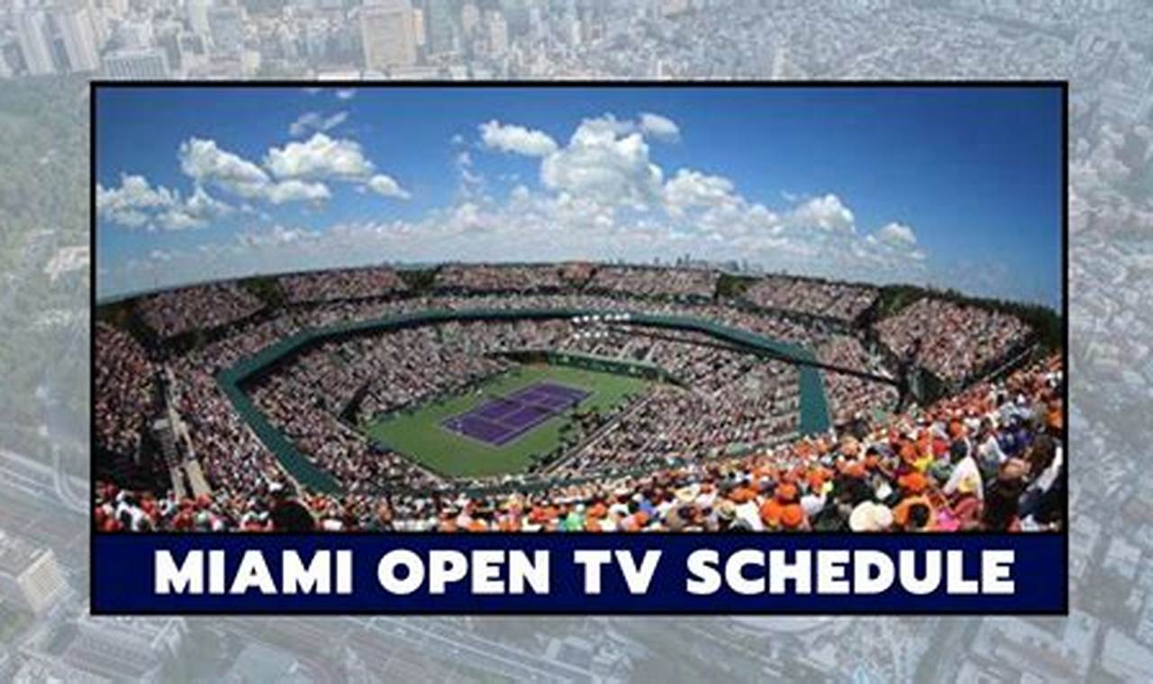Miami Open Tv Coverage 2024