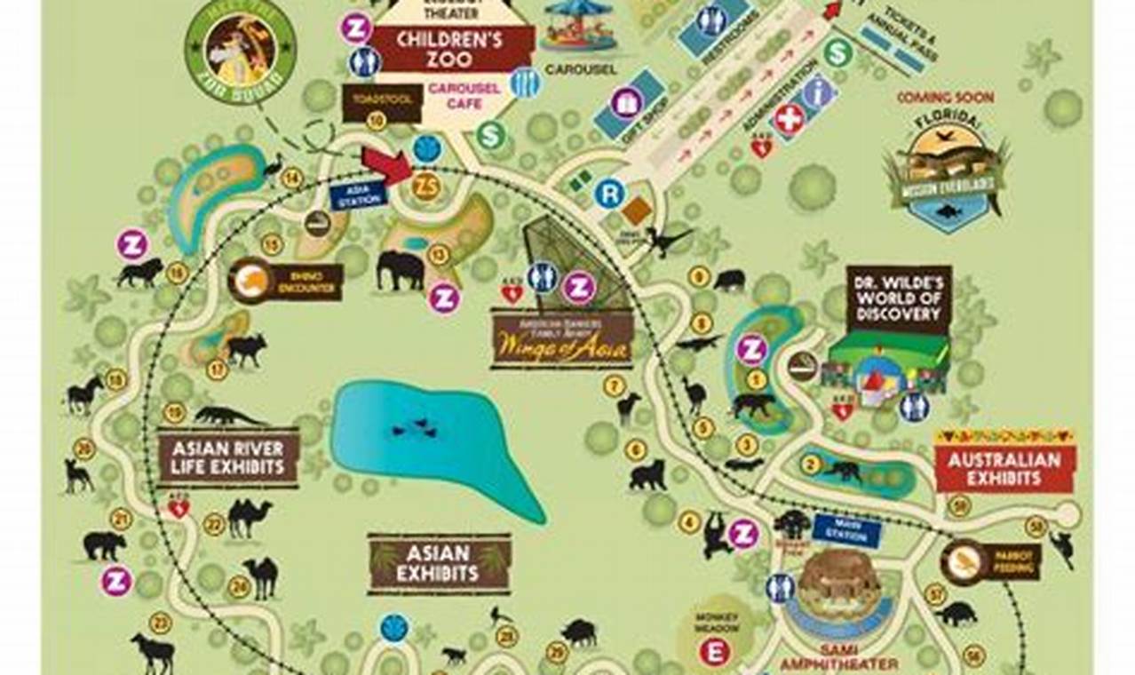 Miami Zoo Map 2024