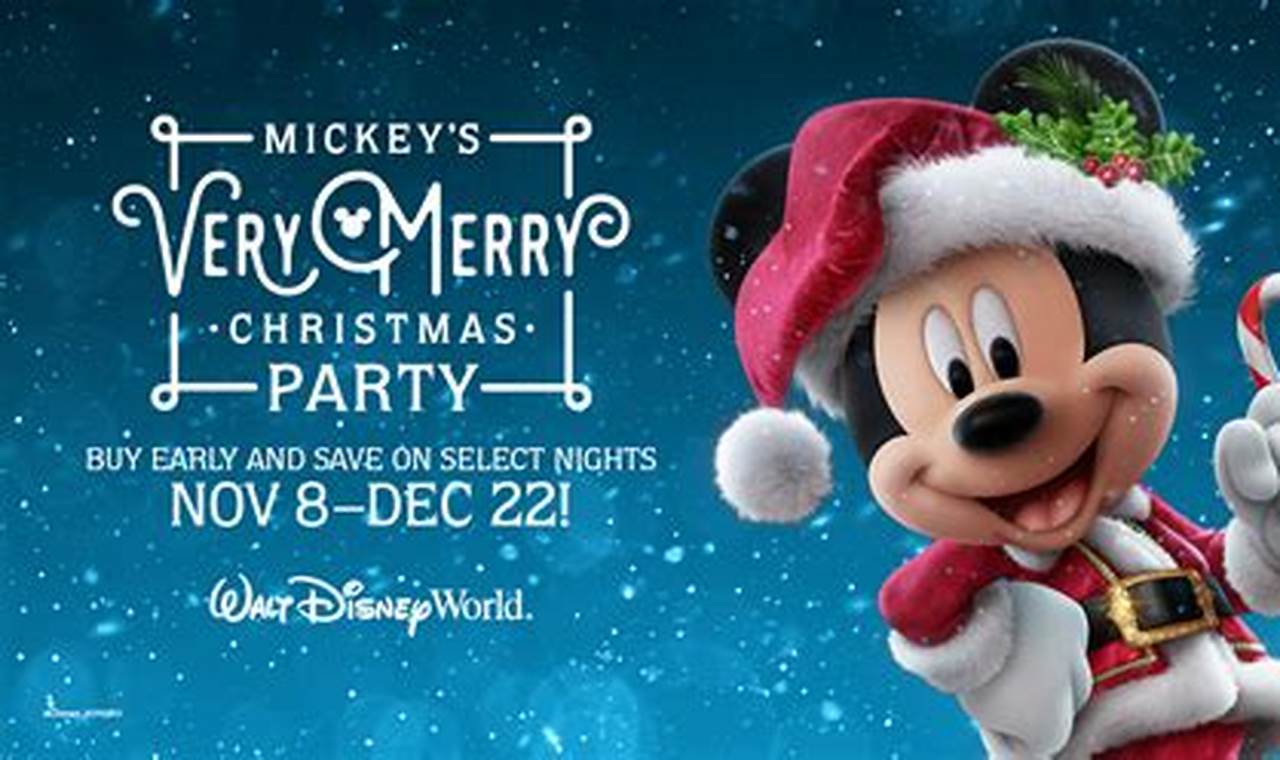 Mickey Christmas Party Dates 2024
