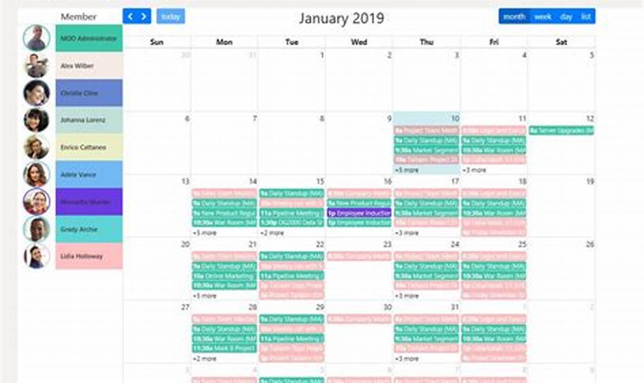 Microsoft Teams Mobile Calendar