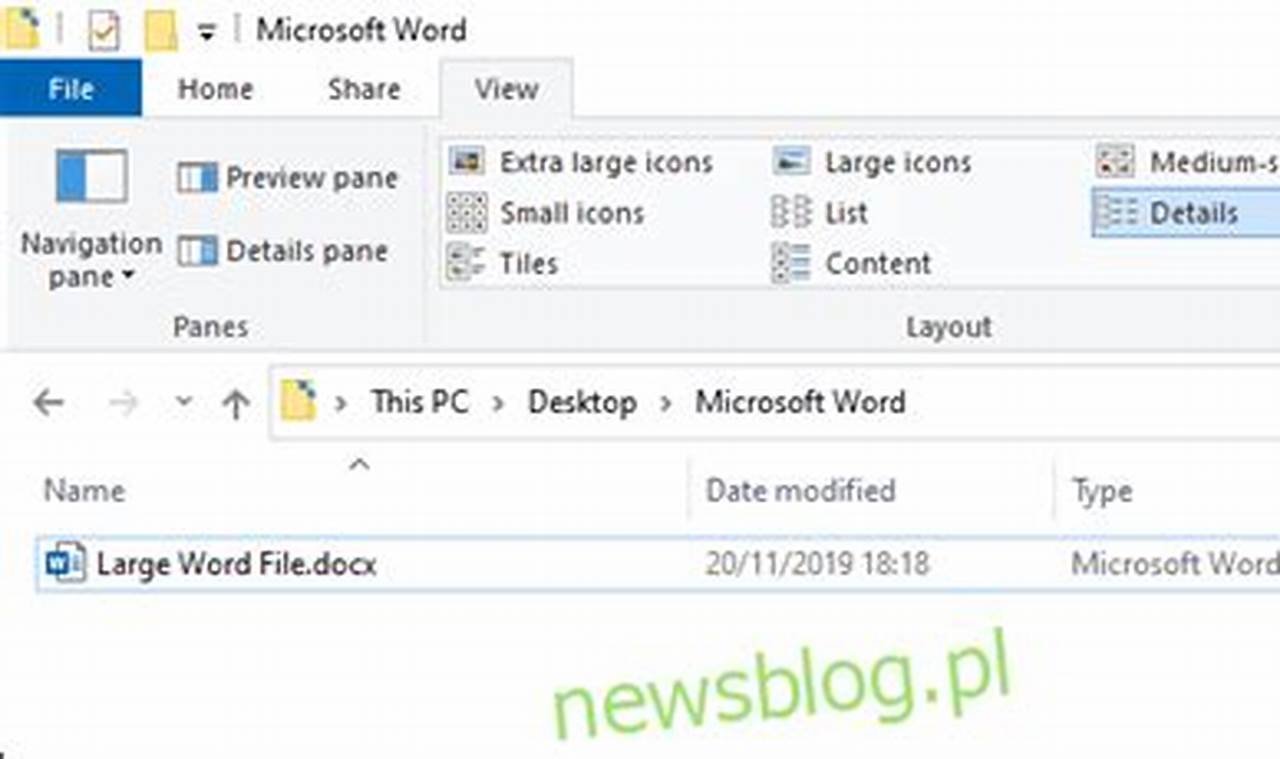 Microsoft Word Jak Duży Może Być Dokument