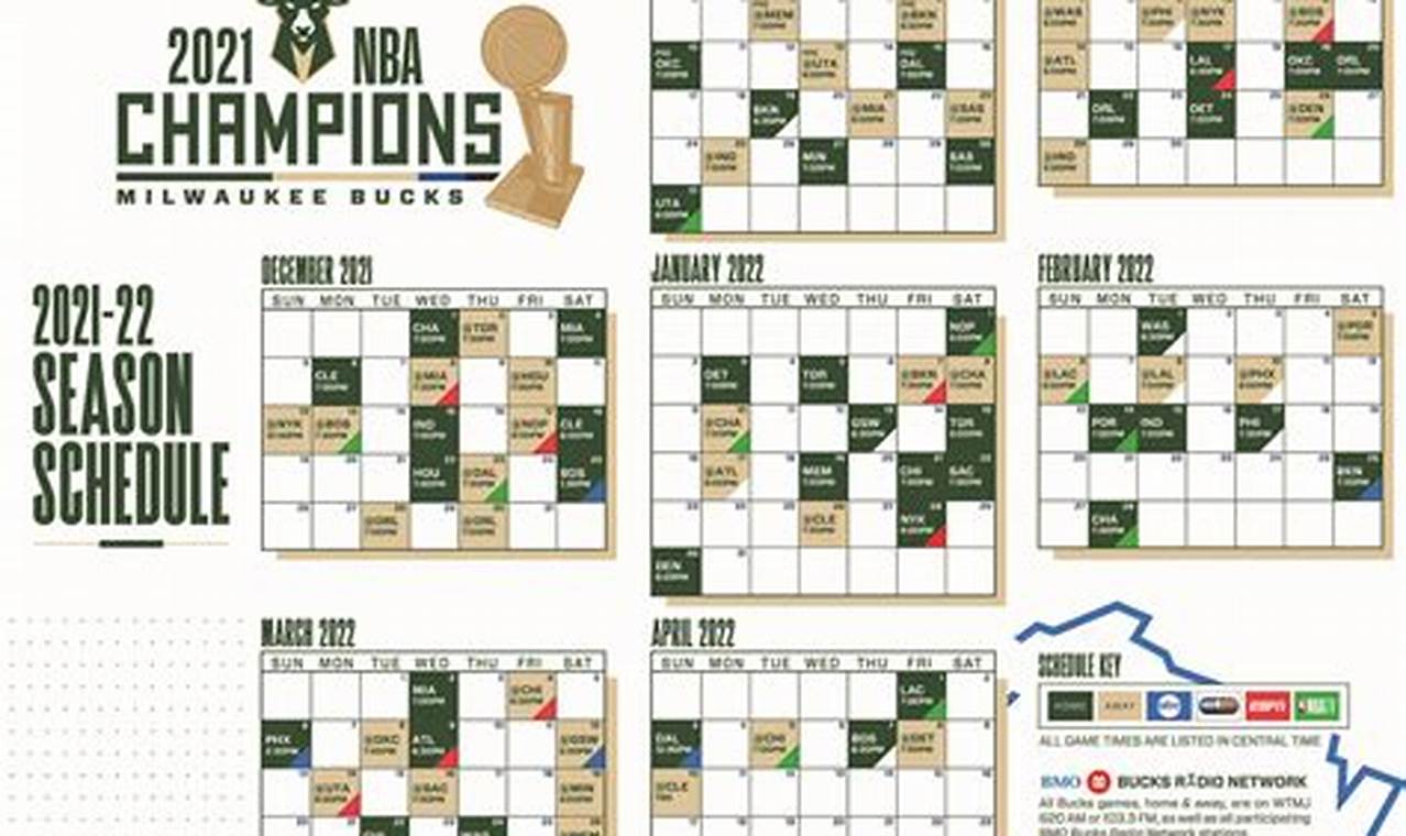 Milwaukee Bucks 2024 2024 Schedule