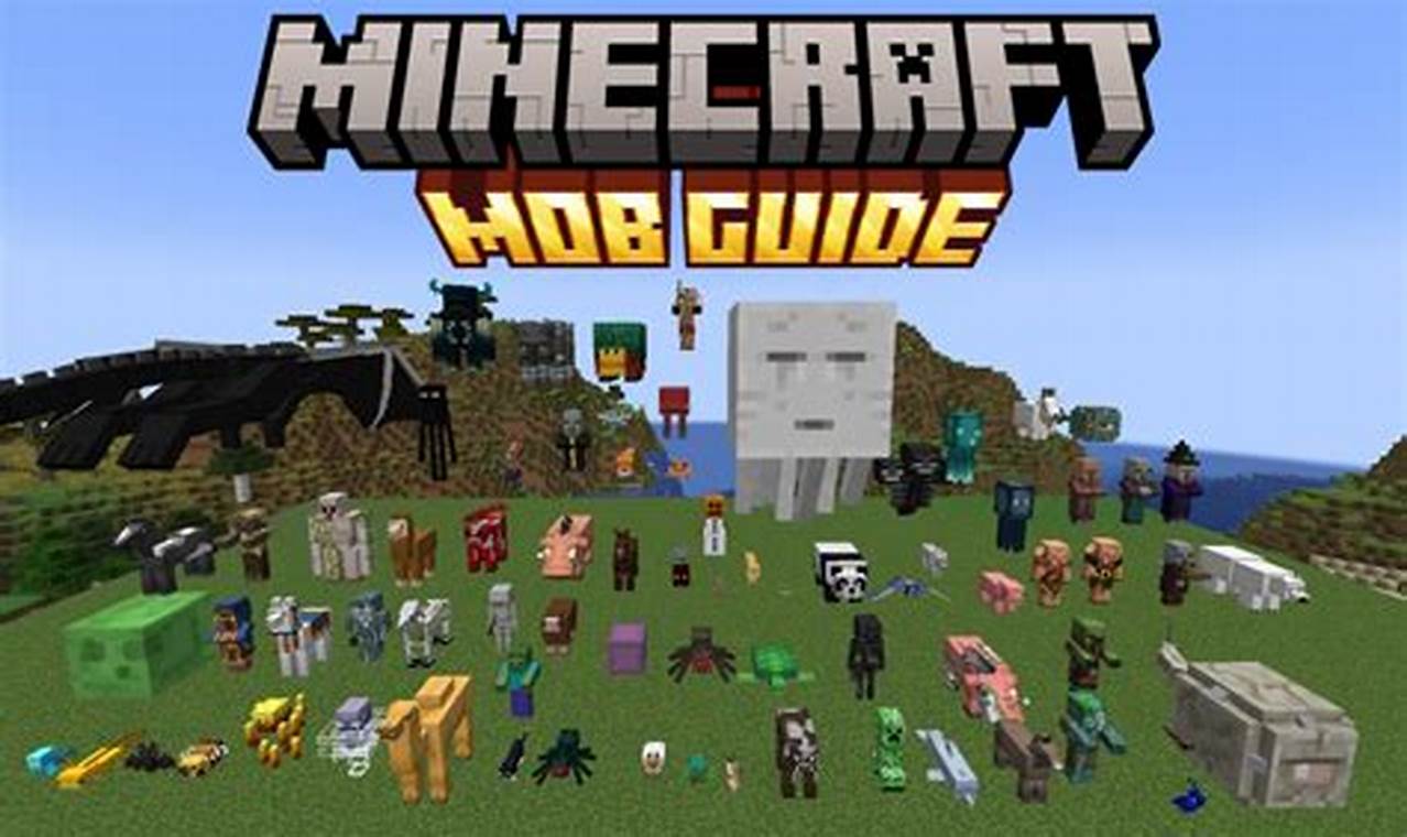 Minecraft Mob List 2024