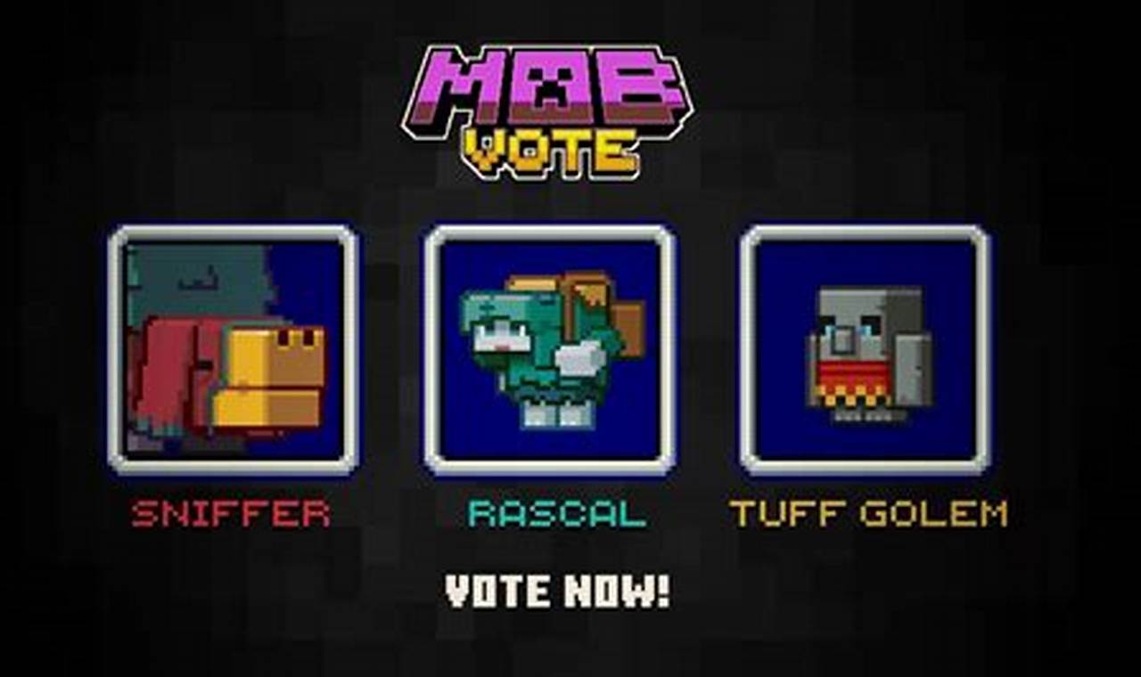 Minecraft Mob Vote 2024