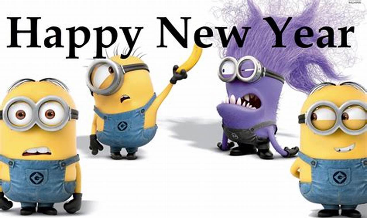 Minion Happy New Year 2024