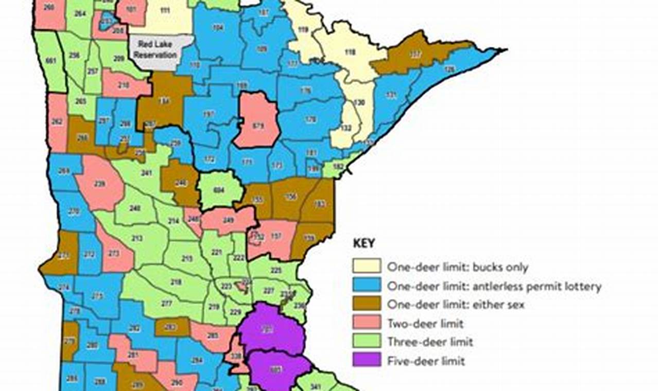 Minnesota Deer Hunting Zone Map 2024