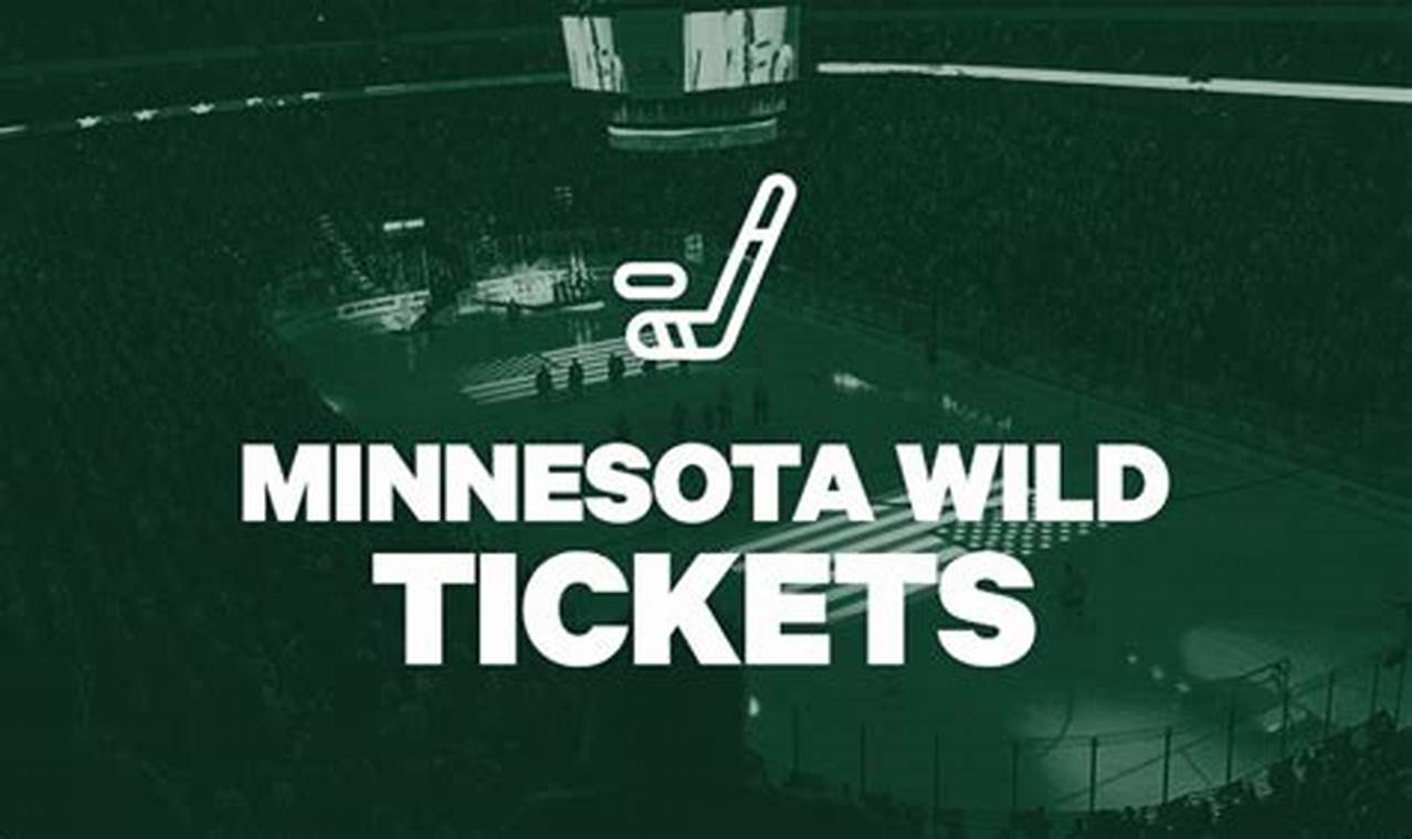 Minnesota Wild Tickets 2024