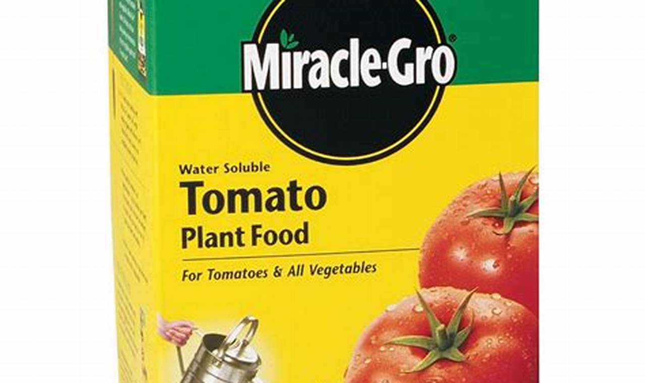 Miracle Gro Tomato Plant Food
