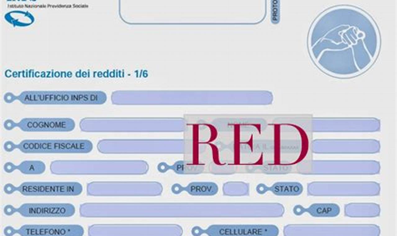 Modello Red Inps Chi Lo Deve Compilare