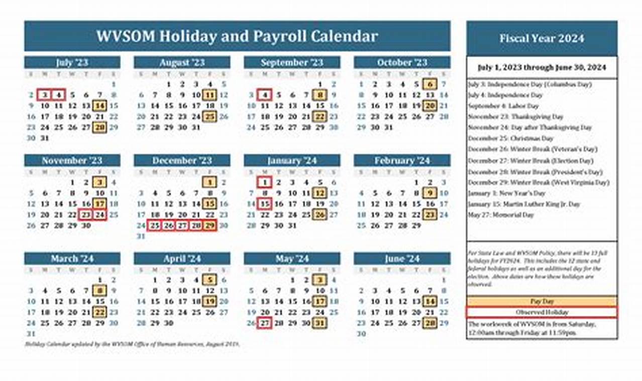 Molina Healthcare Holiday Calendar