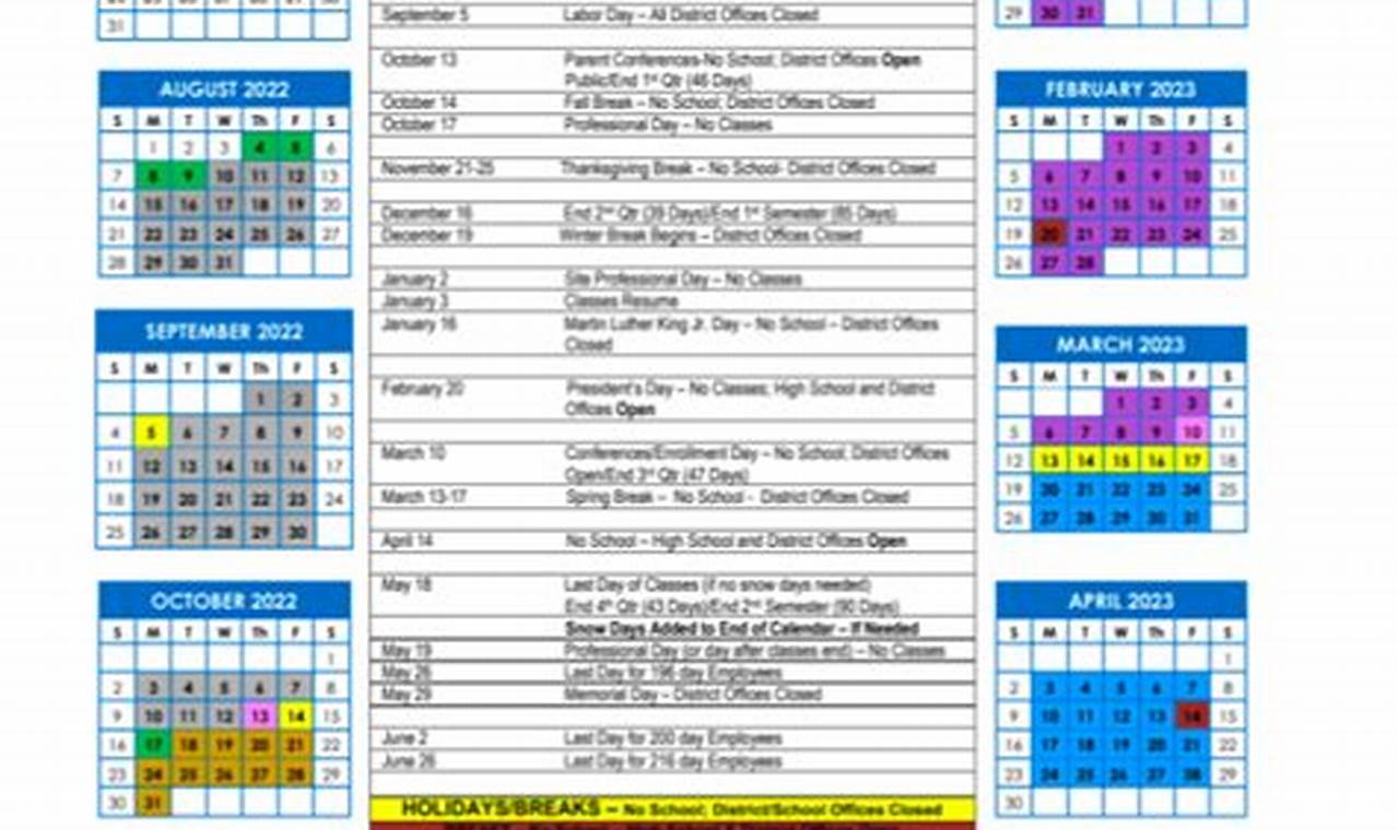 Monrovia School District Calendar 2024