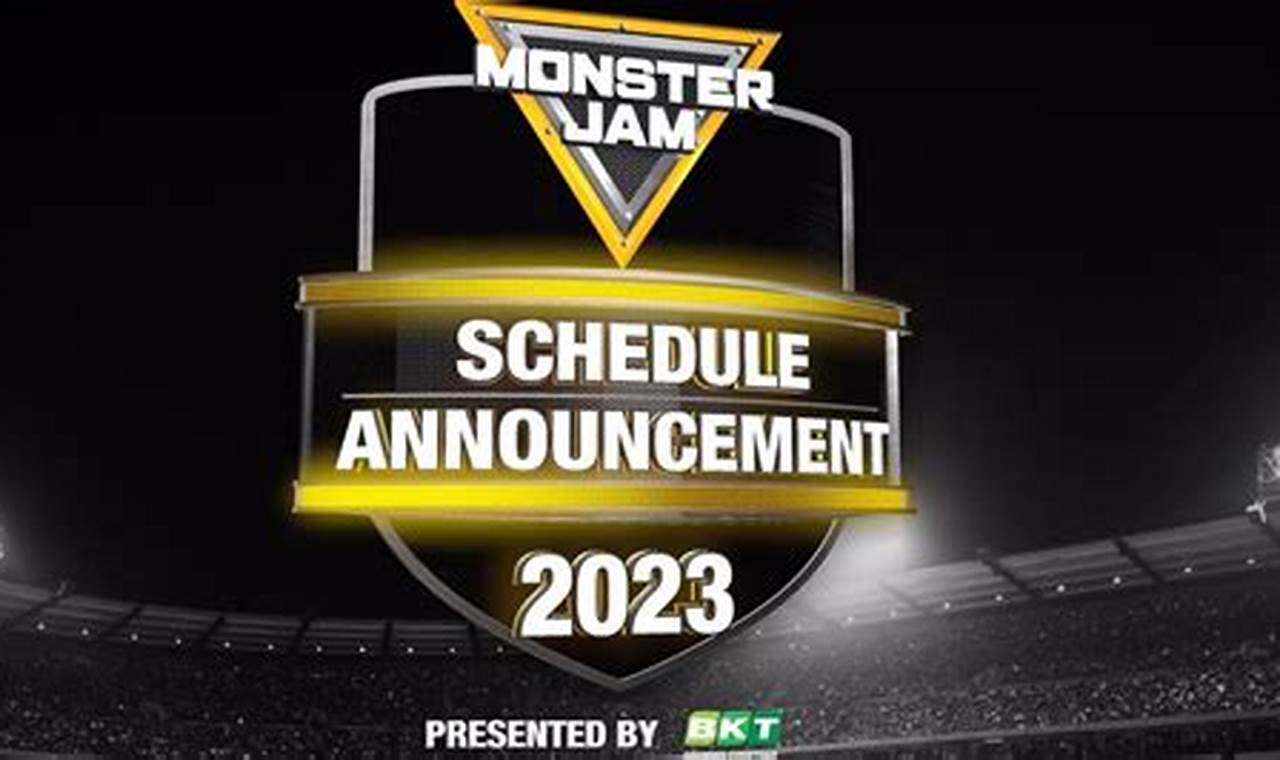 Monster Jam El Paso 2024 Lineup