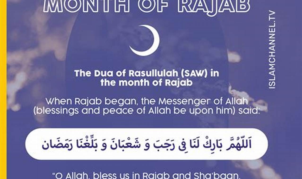 Month Of Rajab 2024