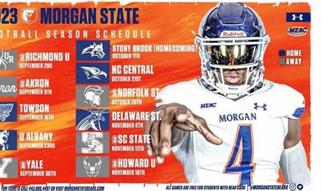 Morgan State Football Schedule 2024