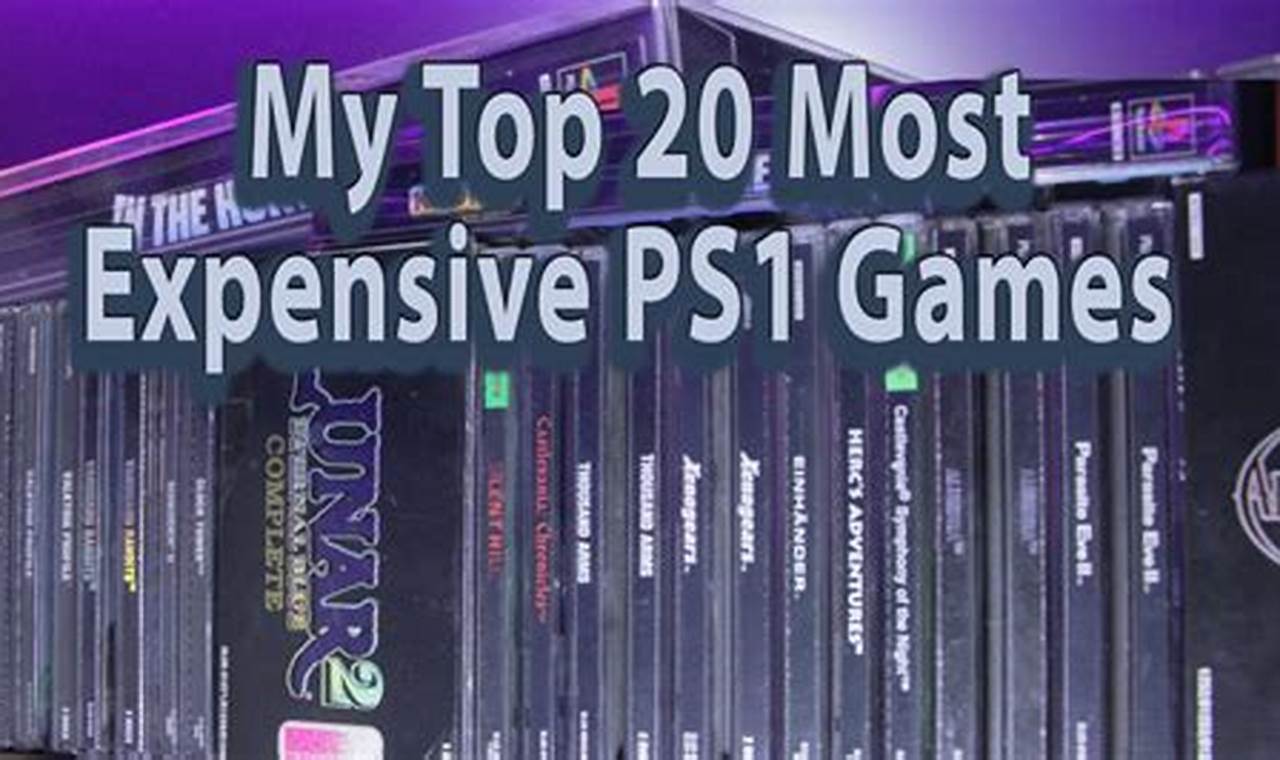 Most Expensive Ps1 Games 2024