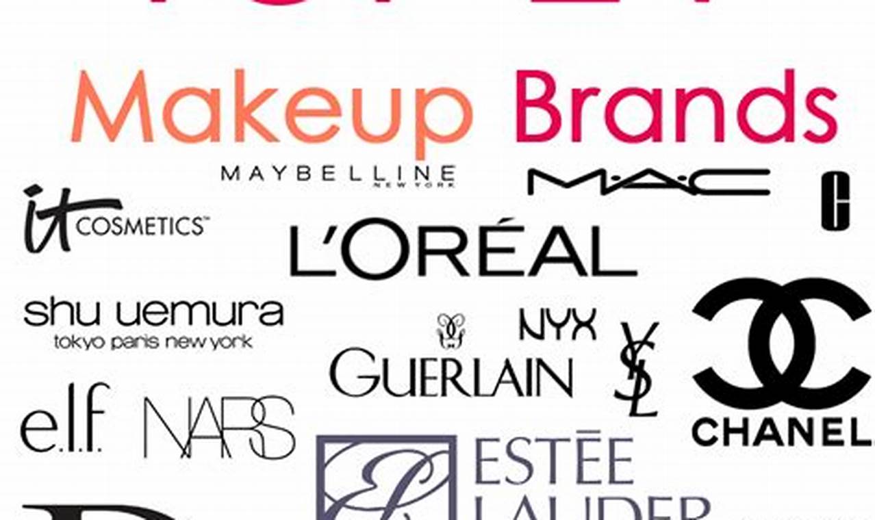 Most Popular Makeup Brands 2024