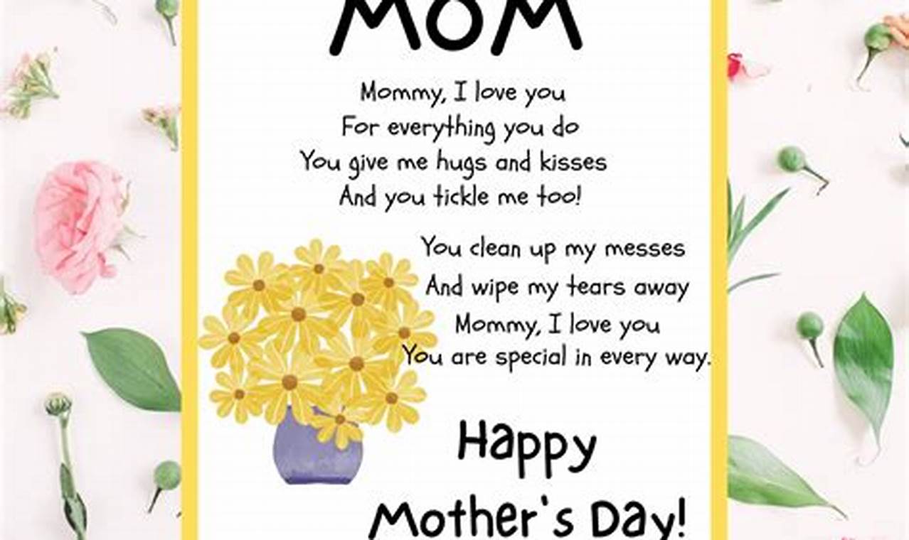 Mothers Day 2024 Poem