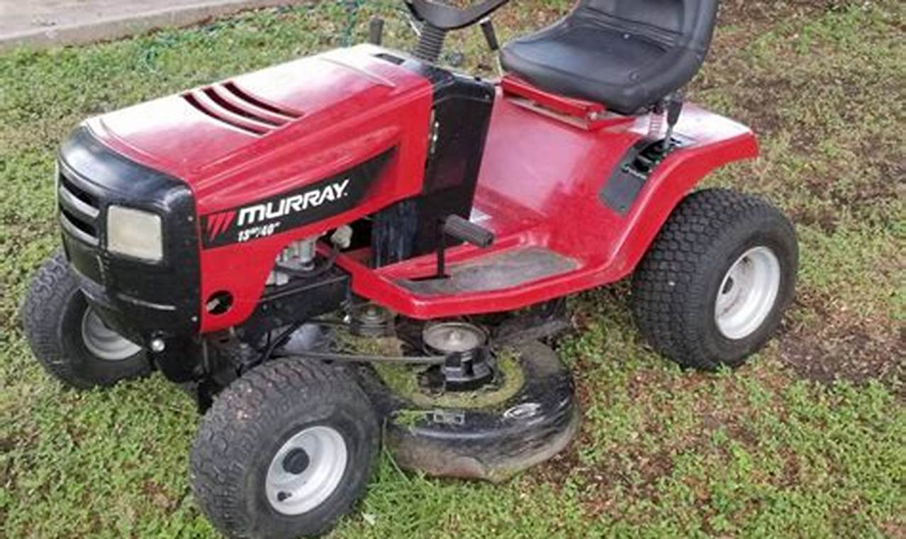 Unveil the Secrets of Lawn Mowing Mastery: Discover Murray Riding Lawn Mowers