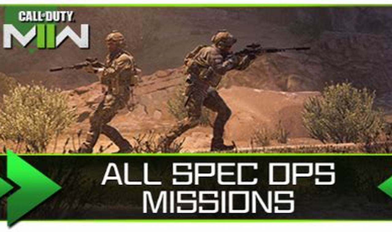 Mw2 Spec Ops Missions 2024