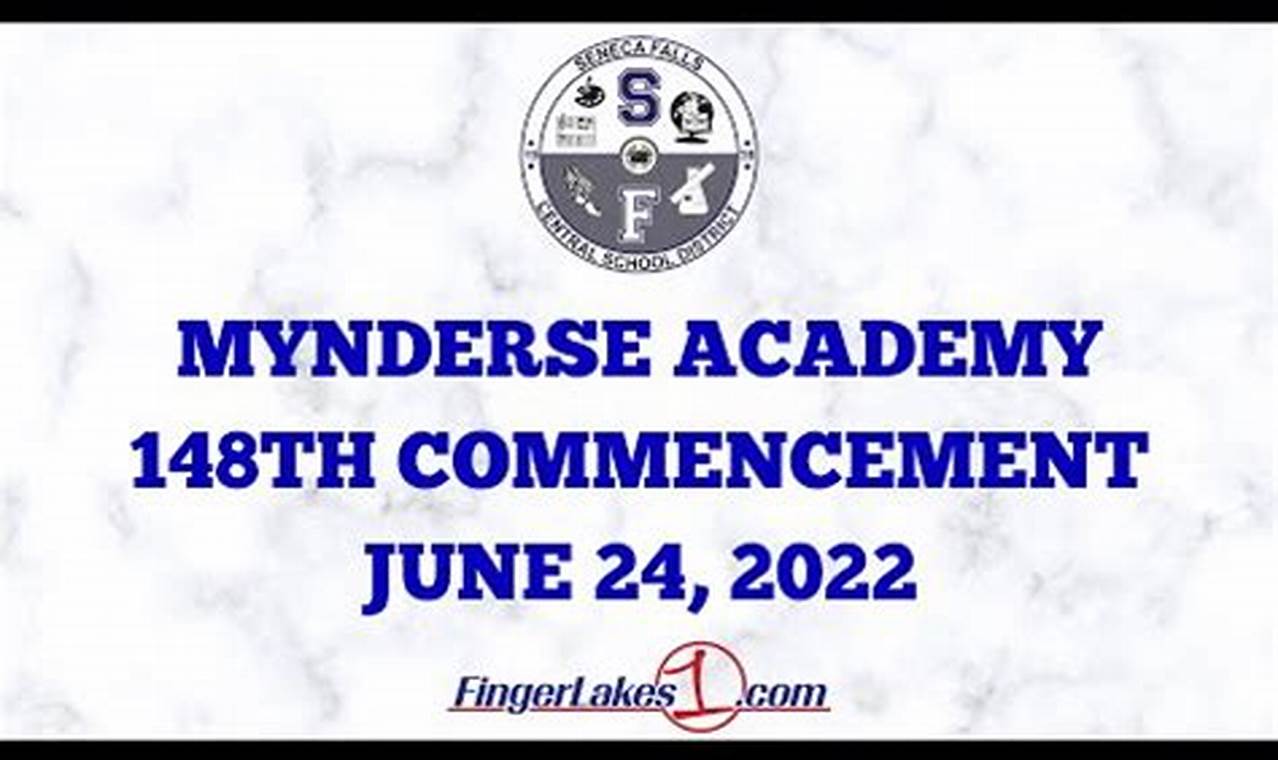 Mynderse Academy Graduation 2024