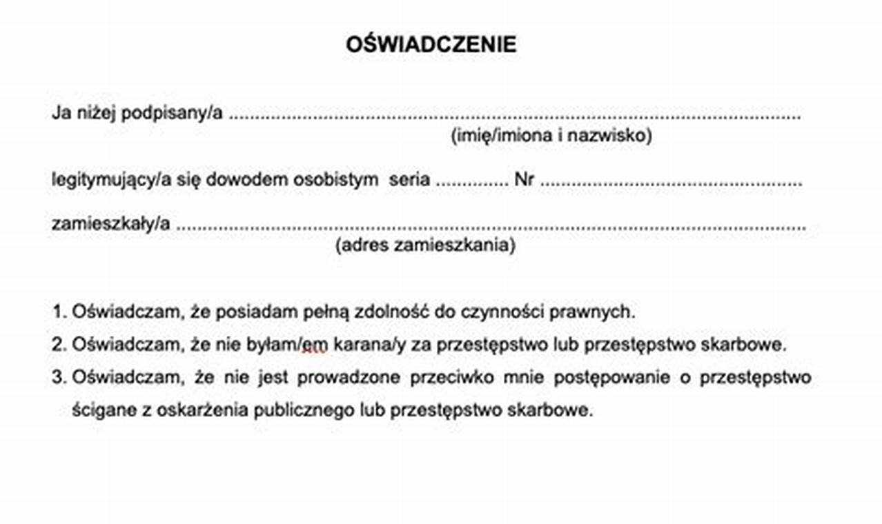 Na Jaki Adres Odesłać Wypisane Dokument Do Mandatu